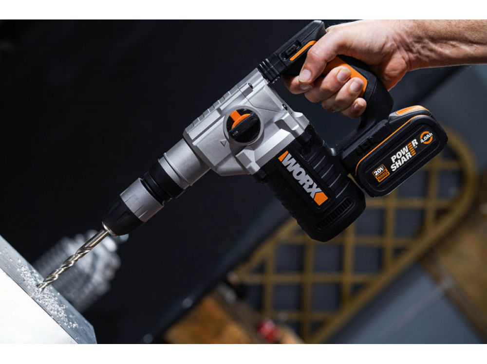 Перфоратор аккумуляторный WORX WX392.9 Перфоратор аккумуляторный WORX WX392.9