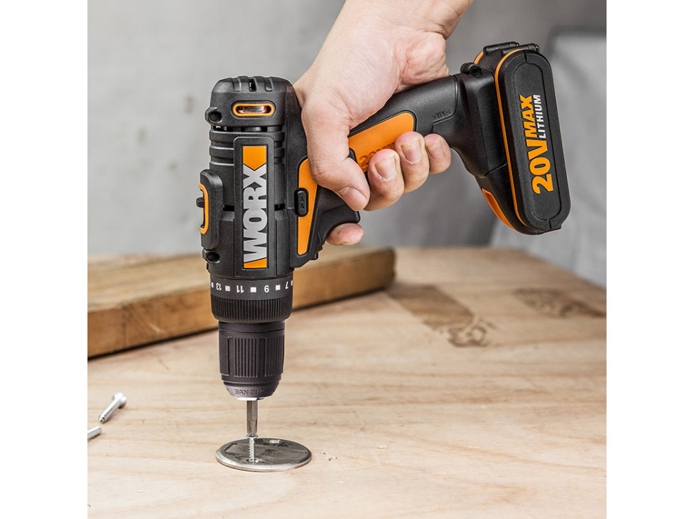 Набор электроинструментов WX927: Дрель-шуруповерт аккумуляторная WORX WX101.9 + Перфоратор аккумуляторный WORX H3 WX390.1