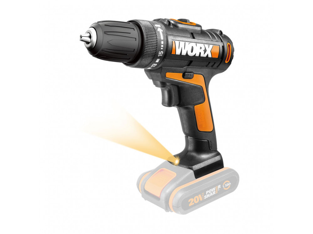 Дрель-шуруповерт аккумуляторная WORX WX101.9 Дрель-шуруповерт аккумуляторная WORX WX101.9