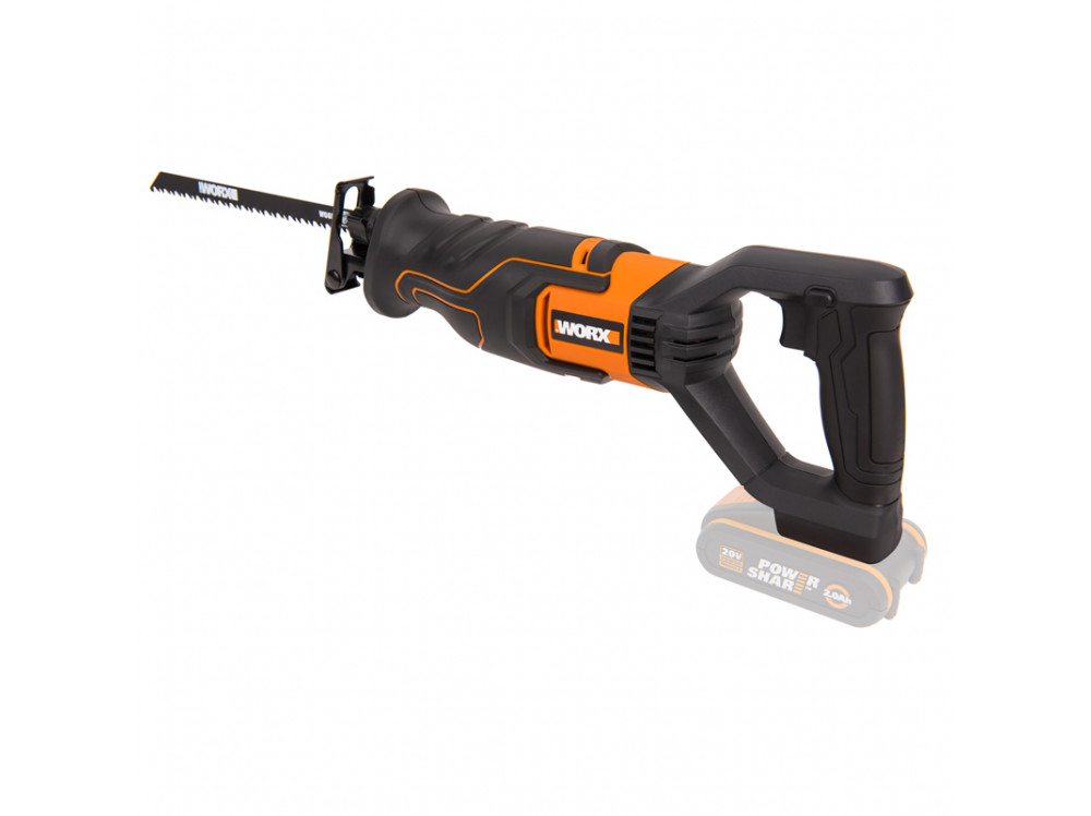 Сабельная пила аккумуляторная WORX WX500.9 Сабельная пила аккумуляторная WORX WX500.9