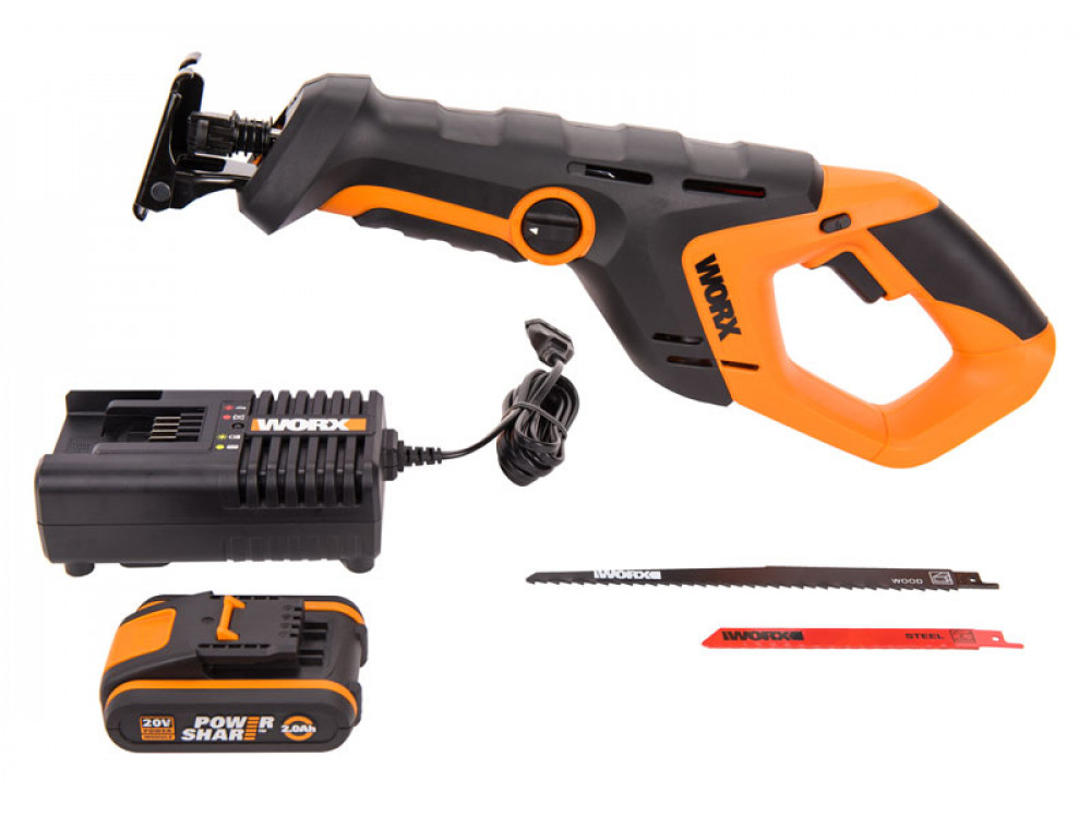 Сабельная пила аккумуляторная WORX WX508 Сабельная пила аккумуляторная WORX WX508