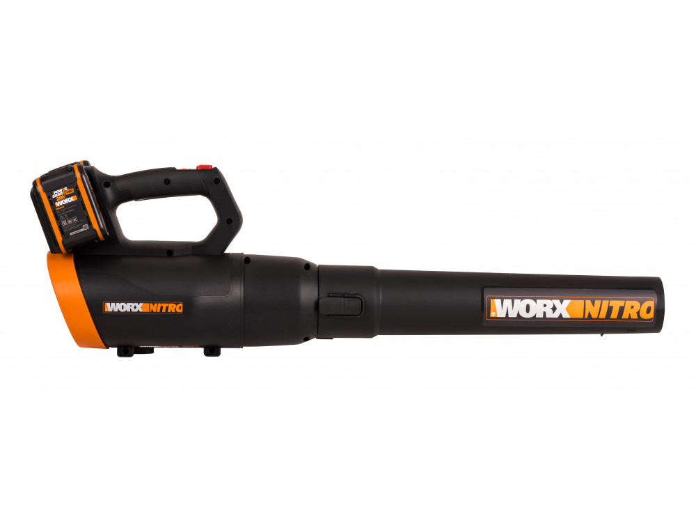Воздуходувка аккумуляторная бесщеточная WORX WG581E, 40В, 4 Ач х2, двойное ЗУ 2x1A Воздуходувка аккумуляторная бесщеточная WORX WG581E, 40В, 4 Ач х2, двойное ЗУ 2x1A