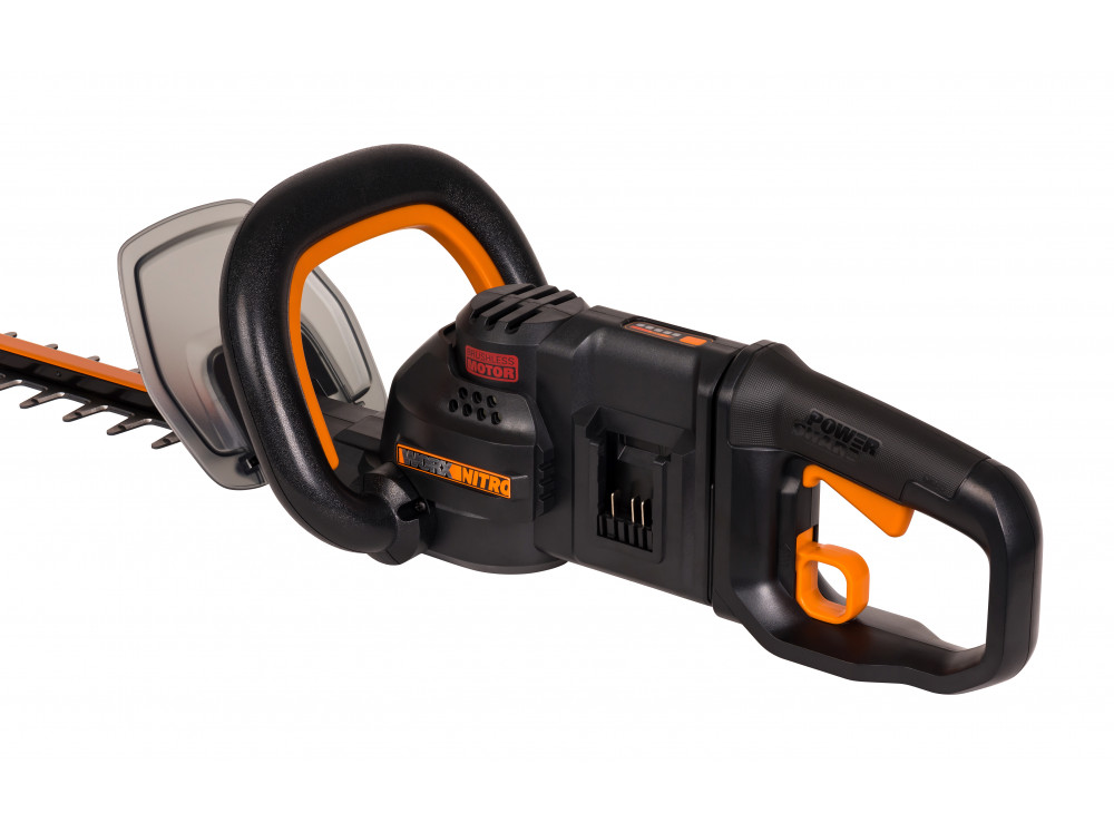 Кусторез аккумуляторный бесщёточный WORX WG286E.9, 40В, 61 см, без АКБ и ЗУ Кусторез аккумуляторный бесщёточный WORX WG286E.9, 40В, 61 см, без АКБ и ЗУ