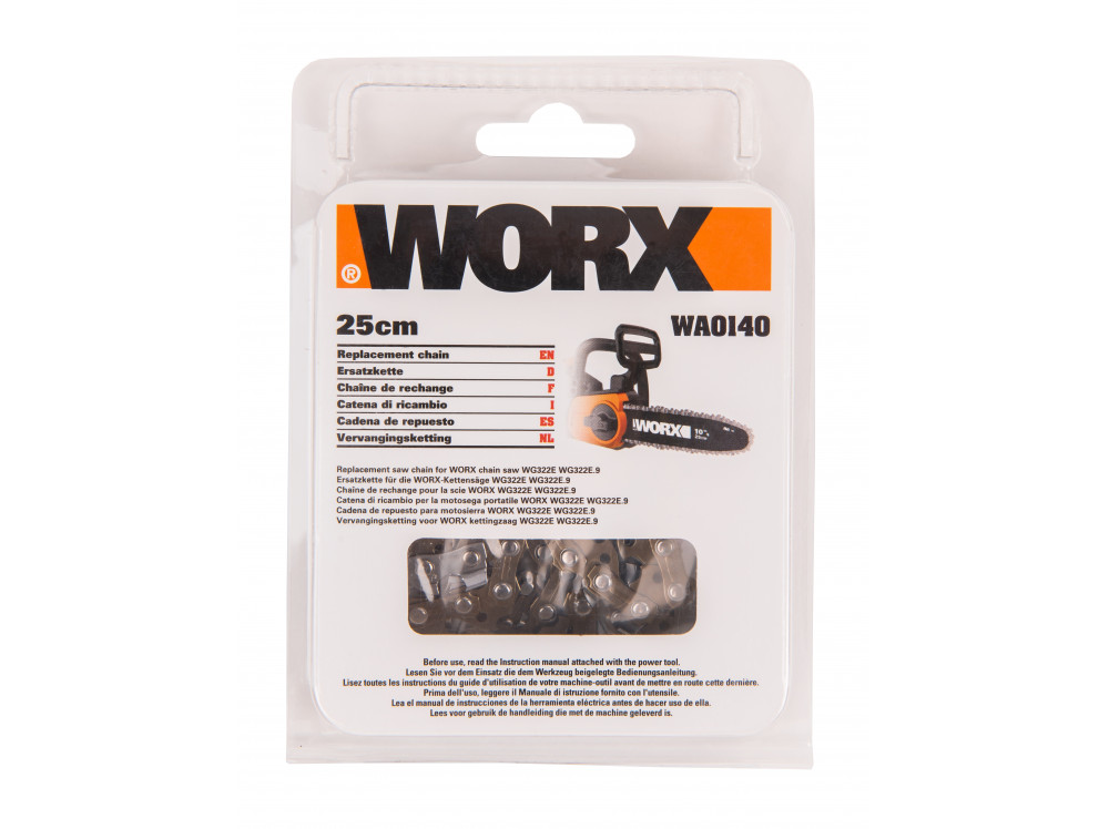 Цепь пильная WORX WA0140 25 см Цепь пильная WORX WA0140 25 см