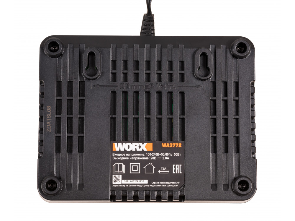 Двойное зарядное устройство WORX WA3772 Двойное зарядное устройство WORX WA3772