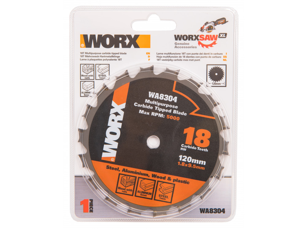 Пильный диск универсальный WORX WA8304 Пильный диск универсальный WORX WA8304