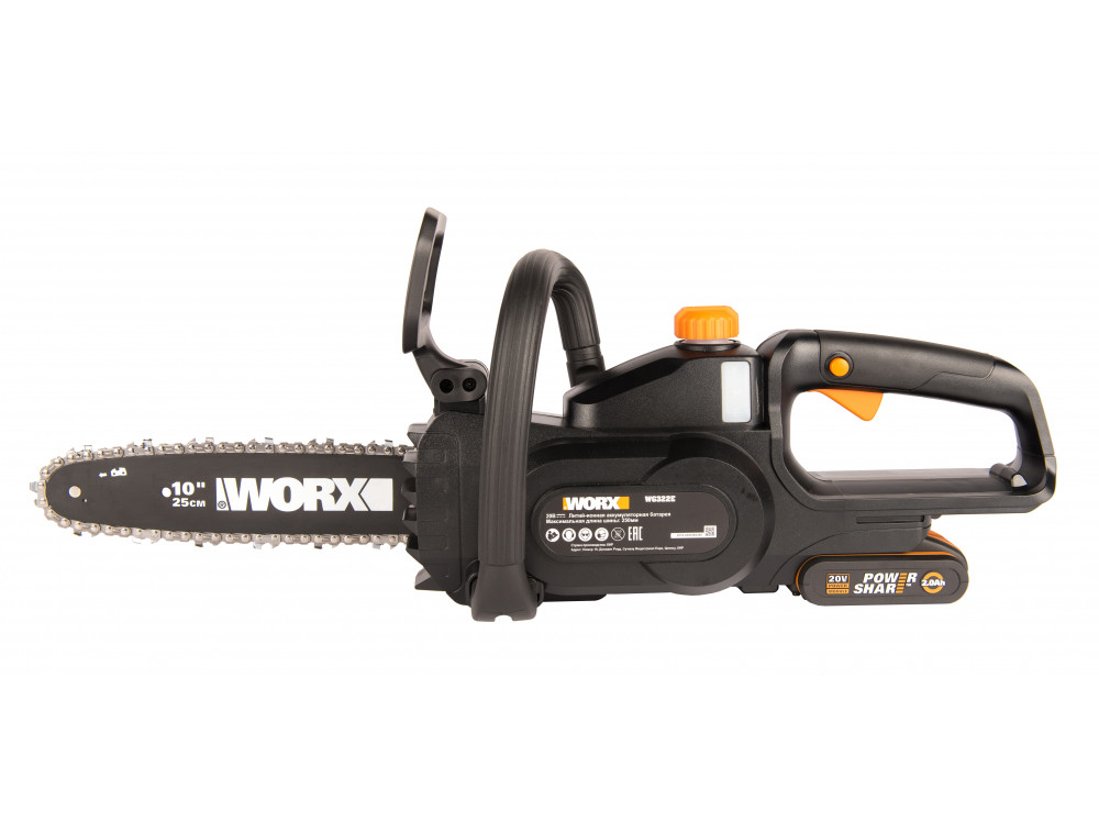 Цепная пила аккумуляторная WORX WG322E Цепная пила аккумуляторная WORX WG322E