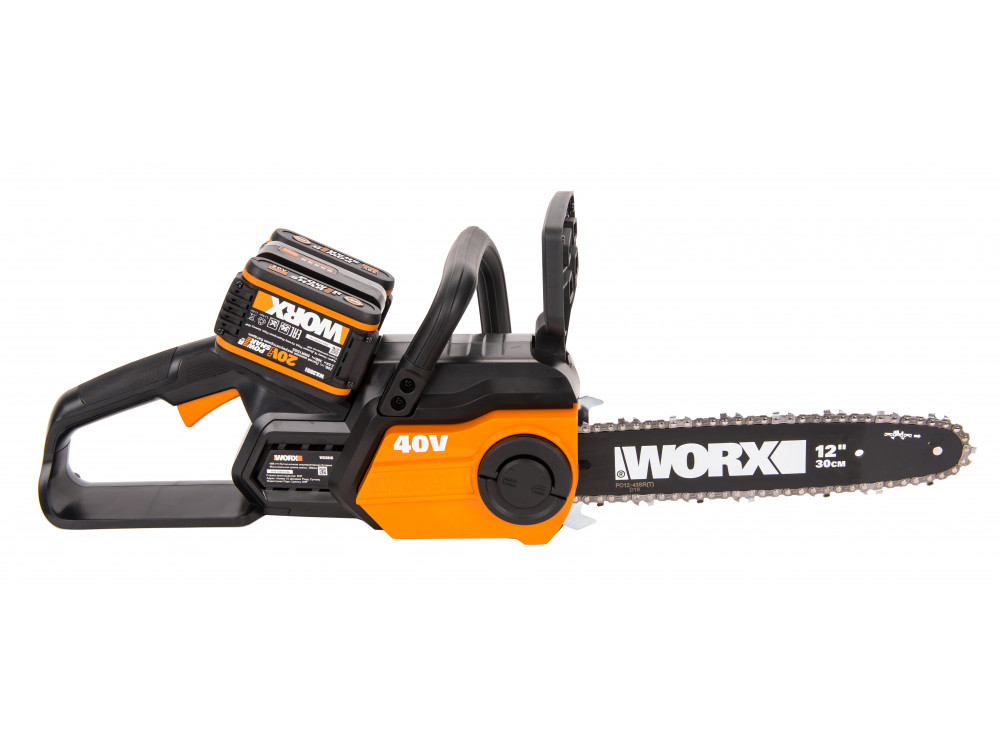 Цепная пила аккумуляторная WORX WG381E 40В 30см Цепная пила аккумуляторная WORX WG381E 40В 30см