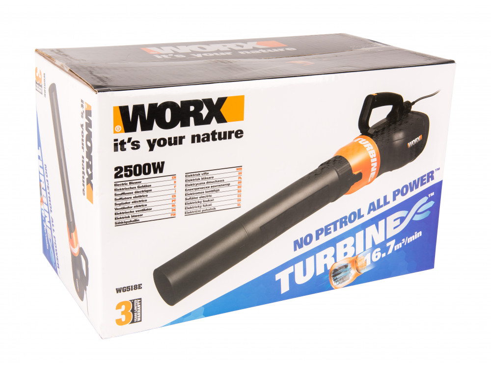 Воздуходувка аккумуляторная WORX WG518E 2500 Вт Воздуходувка аккумуляторная WORX WG518E 2500 Вт