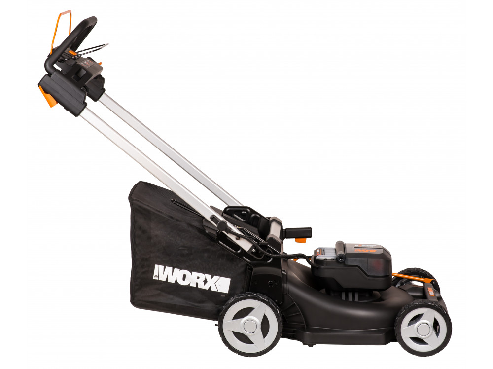Газонокосилка аккумуляторная самоходная WORX WG749E Газонокосилка аккумуляторная самоходная WORX WG749E