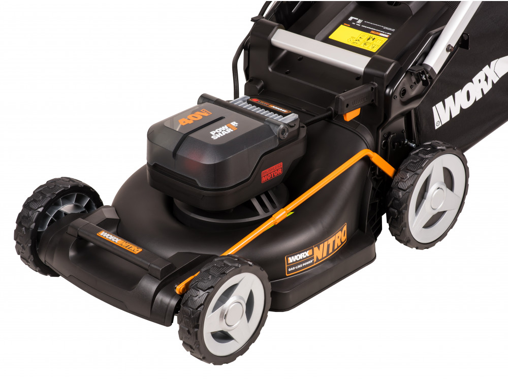 Газонокосилка аккумуляторная самоходная WORX WG749E Газонокосилка аккумуляторная самоходная WORX WG749E