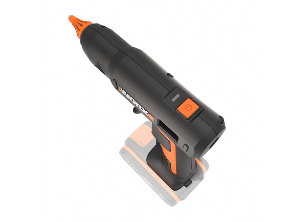 Клеевой пистолет аккумуляторный WORX WX045.9 Клеевой пистолет аккумуляторный WORX WX045.9