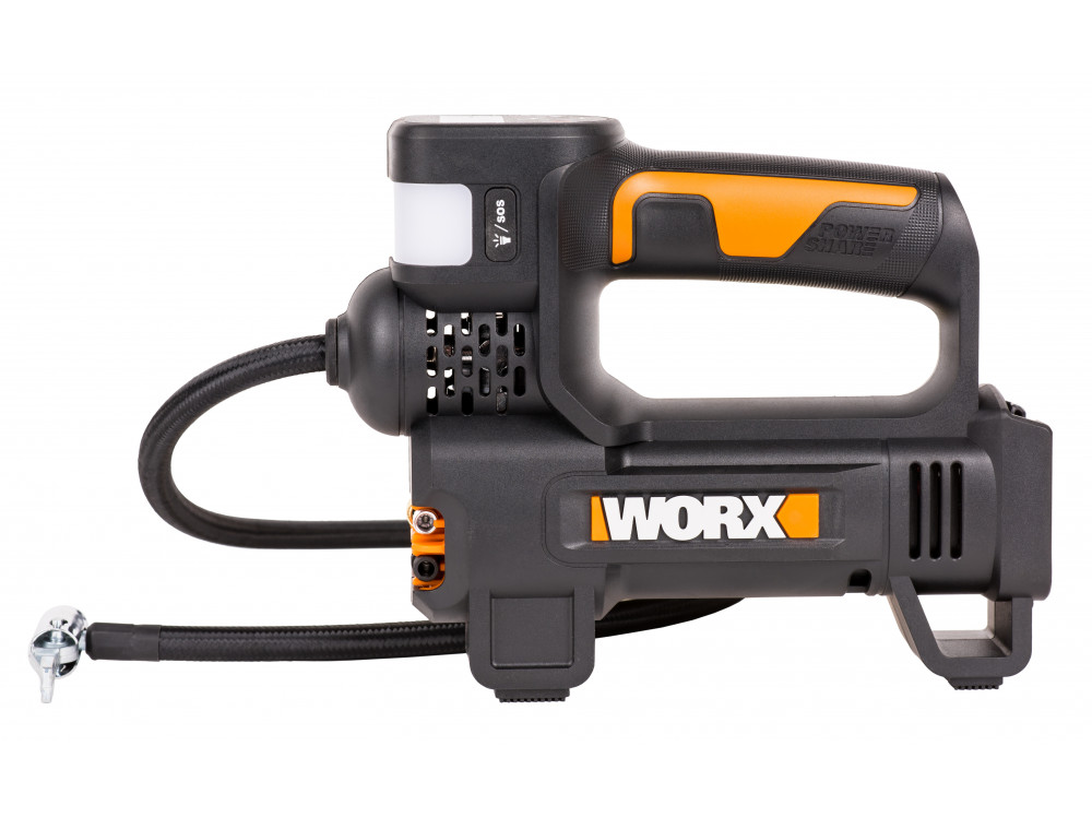Насос аккумуляторный с фонарем WORX WX092.9 20В Насос аккумуляторный с фонарем WORX WX092.9 20В