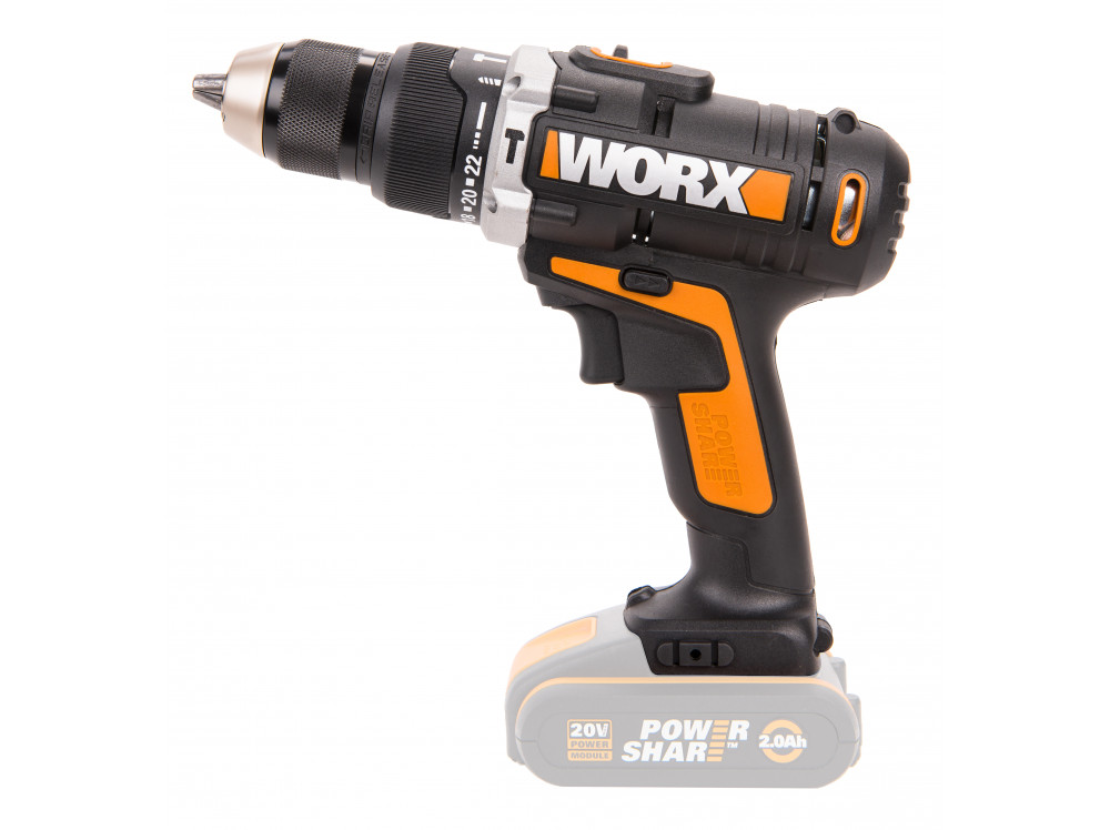 Дрель-шуруповерт ударная аккумуляторная WORX WX372.9 Дрель-шуруповерт ударная аккумуляторная WORX WX372.9