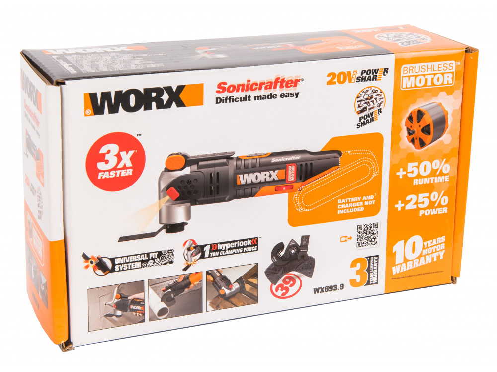 Реноватор аккумуляторный WORX WX693.9 Реноватор аккумуляторный WORX WX693.9