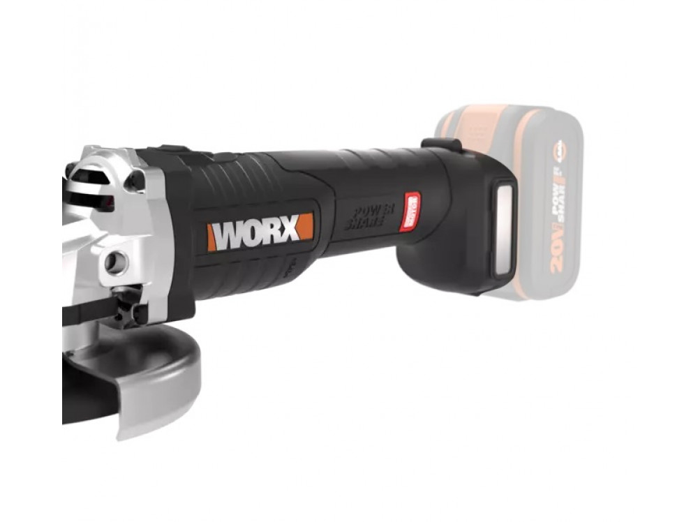 Угловая шлифмашина аккумуляторная WORX WX813 Угловая шлифмашина аккумуляторная WORX WX813