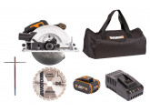 Циркулярная пила аккумуляторная бесщеточная WORX WX520