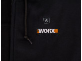 Куртка с подогревом Worx WA4660 S темно-серая