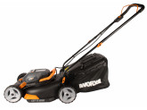 Газонокосилка аккумуляторная WORX, 40В (2×20В), 40см, 4Ач х2, двойное ЗУ