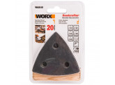 Шлифовальные листы WORX WA2115 20шт
