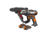 Набор электроинструментов WX927: Дрель-шуруповерт аккумуляторная WORX WX101.9 + Перфоратор аккумуляторный WORX H3 WX390.1