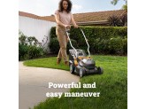 Газонокосилка аккумуляторная бесщеточная WORX WG733E, 20В, 33 см, 4Ач х 1, ЗУ 2А, коробка