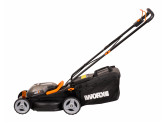 Газонокосилка аккумуляторная WORX WG779E, 40В, 34 см, 2*2,5 Ач, двойное ЗУ 2x2A
