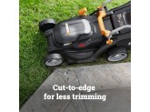 Газонокосилка аккумуляторная бесщеточная WORX WG733E, 20В, 33 см, 4Ач х 1, ЗУ 2А, коробка