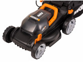 Газонокосилка аккумуляторная WORX WG779E, 40В, 34 см, 2*2,5 Ач, двойное ЗУ 2x2A