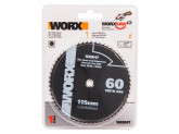 Пильный диск по металлу WORX WA5047 60T HSS
