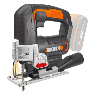 Лобзик аккумуляторный бесщёточный WORX W542, 20В, 2,5Ач х1, ЗУ 2А, кейс