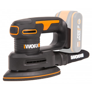 Дельто-шлифовальная машина аккумуляторная WORX WX822.9 20В