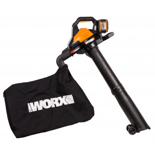 Воздуходувка-пылесос аккумуляторная бесщеточная WORX WG583E