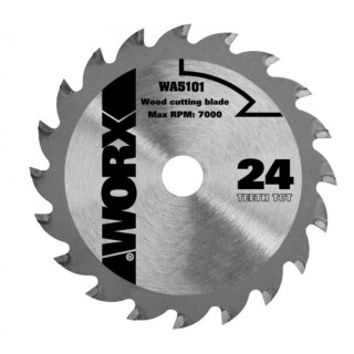 Пильный диск твердосплавный WORX WA5101 24T TCT