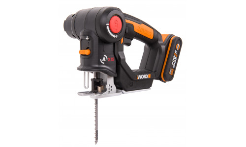 Лобзик аккумуляторный-сабельная пила WORX Axis WX550.1