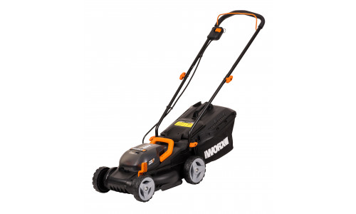 Газонокосилка аккумуляторная WORX WG779E, 40В, 34 см, 2*2,5 Ач, двойное ЗУ 2x2A