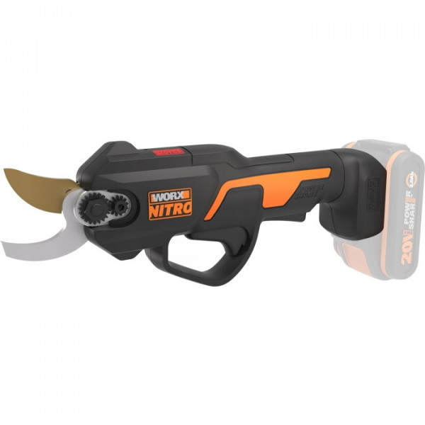 Секатор аккумуляторный WORX WG330E.9, 20В, 25см, без АКБ и ЗУ