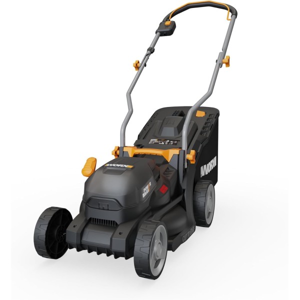 Газонокосилка аккумуляторная бесщеточная WORX WG733E, 20В, 33 см, 4Ач х 1, ЗУ 2А, коробка