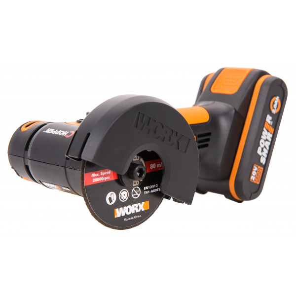 Угловая шлифмашина аккумуляторная WORX WX801