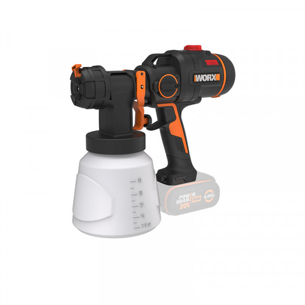 Краскопульт аккумуляторный WORX WX020.9 20V