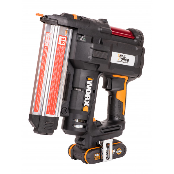 Гвозде-скобозабиватель аккумуляторный WORX WX840 20В
