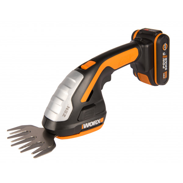 Ножницы для стрижки травы и кустарников в комплекте с тяпкой WORX WG801E.5