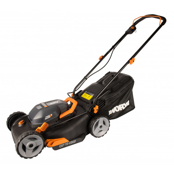 Газонокосилка аккумуляторная WORX, 40В (2×20В), 40см, 4Ач х2, двойное ЗУ