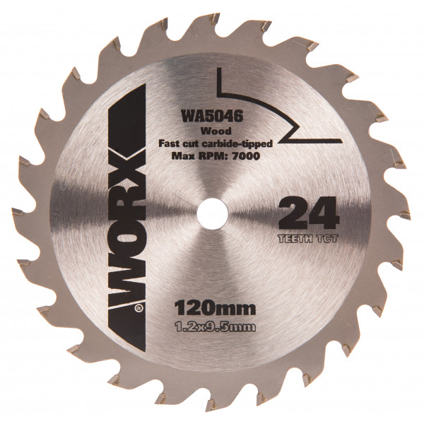Пильный диск твердосплавный WORX WA5046 24T TCT