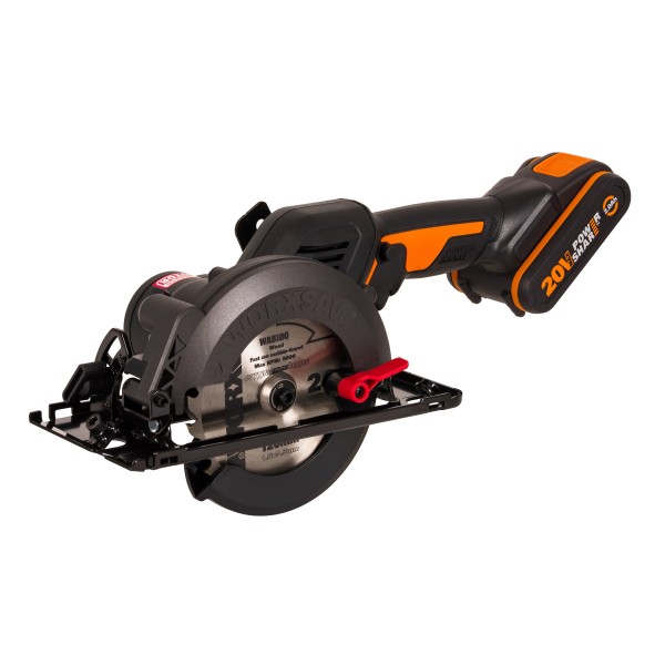 Циркулярная бесщеточная пила WORX WX531 20V 120мм аккумуляторная